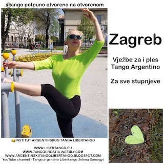 Ples i vježbanje u centru Zagreba