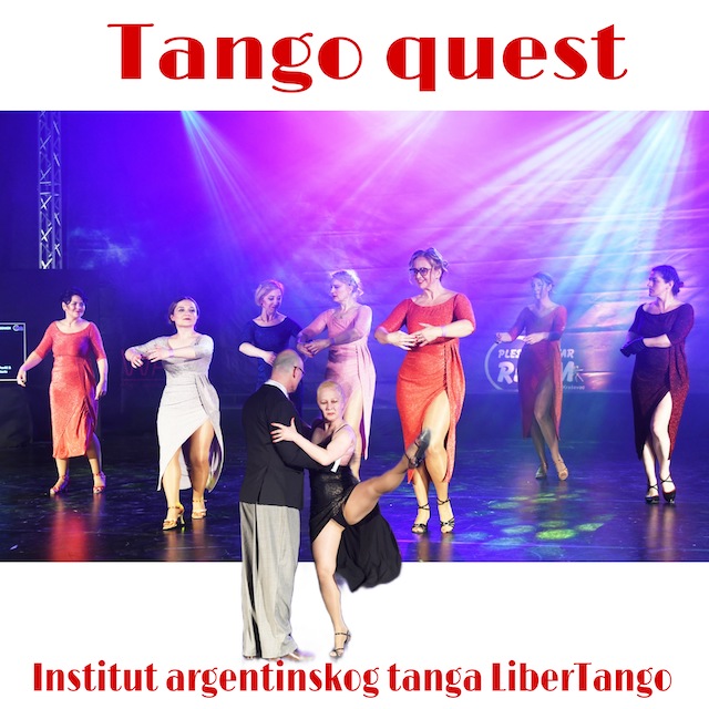 SOON MORE❣️ USKORO VIŠE❣️ LIVE AND ONLINE #tangowithoutborders #tango4all 🇬🇧🇺🇸Tango quest is seminar for couples, individuals and groups. We notice dance tango argentino movements and their names. We practice technique, freedom and expressiveness thematically scrunched and by degrees. We're competing in discovery against and for ourselves. You can pre-register now.  ✍️Prijave obavezne i dodatne informacije na libertango.jelena@gmail.com, +385 98 950 2738 (WhatsApp), ili putem kontakt obrasca na internetskoj stranici. Jednodnevna korisnička članarina 70HRK. Održavanje u Ante Kovačića 4, Zagreb.     🇭🇷Tango quest je seminar za parove, pojedince i skupine. Primjećujemo plesne tango argentinske pokrete i njihovo nazivlje. Tehniku, slobodu i izražajnost prakticiramo tematski stisnutu i po stupnjevima. Natječemo se u otkriću protiv i za sebe. Predbilježiti se možete već i sada.   ✍️Prijave obavezne i dodatne informacije na libertango.jelena@gmail.com, +385 98 950 2738 (WhatsApp), ili putem kontakt obrasca na internetskoj stranici. Jednodnevna korisnička članarina 70HRK. Održavanje u Ante Kovačića 4, Zagreb.   